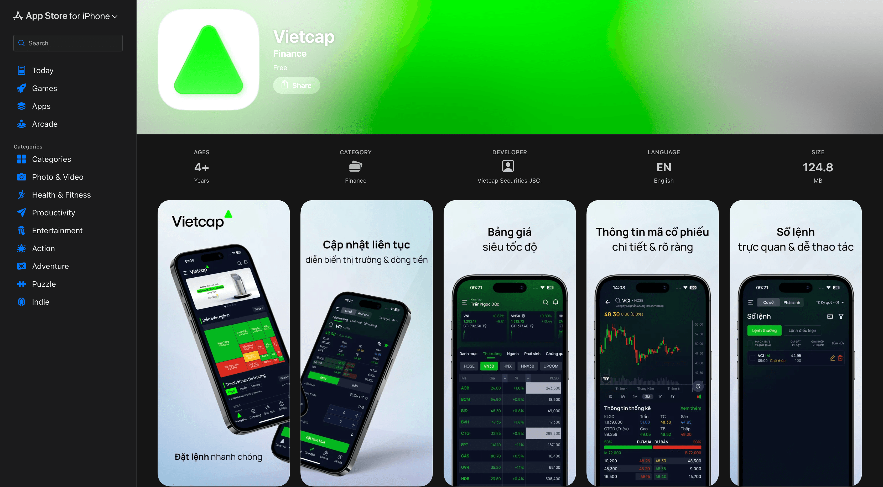 Vietcap Mobile App